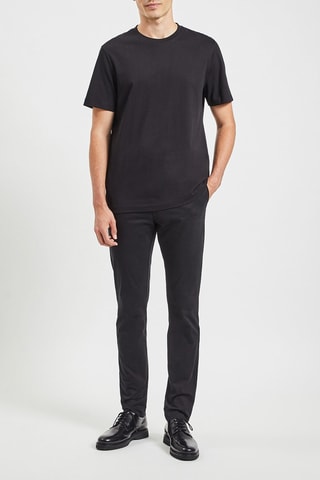 Pantalon chino slim - Noir - Longueur 32