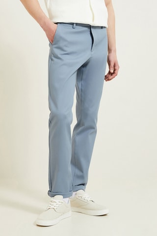 Pantalon chino slim - Bleu