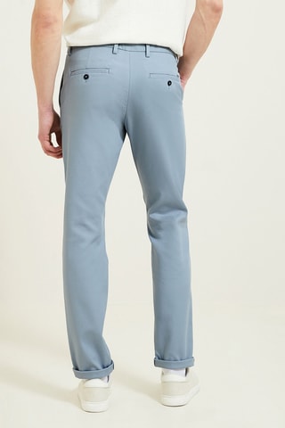 Pantalon chino slim - Bleu