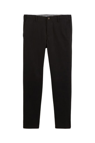Pantalon chino slim - Noir - Longueur 34