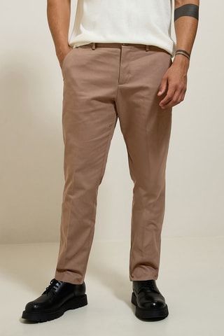 Pantalon tapered - Marron