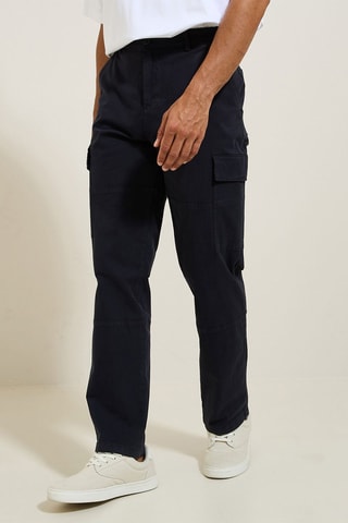 Pantalon cargo - Bleu marine