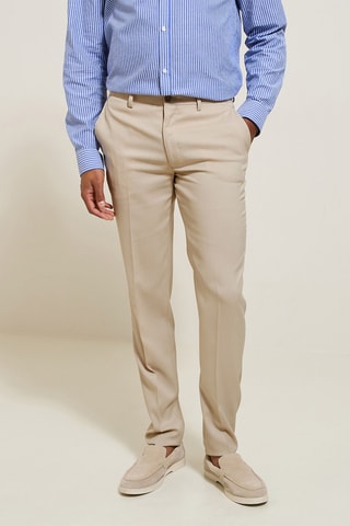 Pantalon slim - Beige