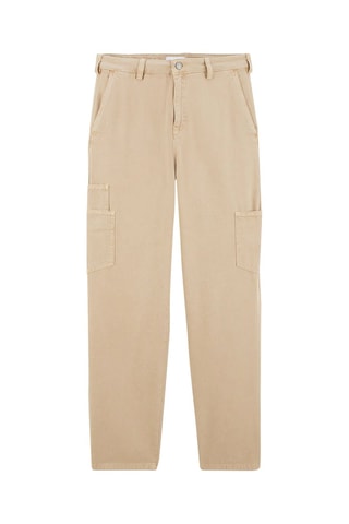Pantalon large - Beige