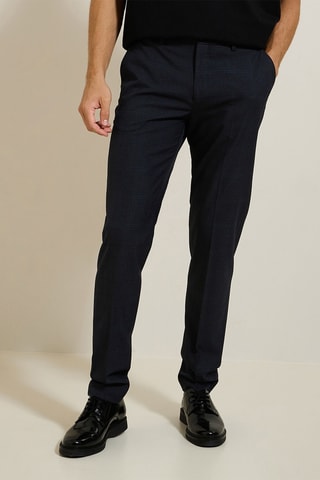 Pantalon de costume slim - Bleu foncé