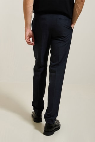 Pantalon de costume slim - Bleu foncé