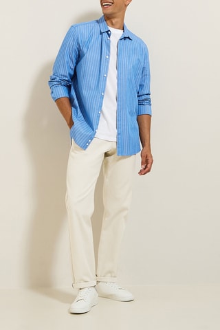Chino regular - Gris clair