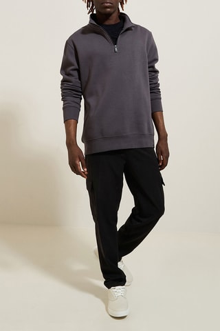 Pantalon cargo relaxed - Noir