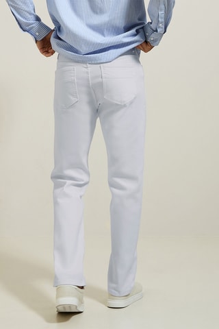 Pantalon regular - Blanc