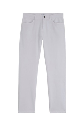 Pantalon regular - Blanc