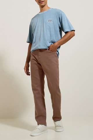 Pantalon regular - Violet