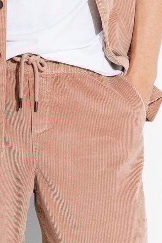 Pantalon en velours - Rose