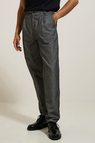 Pantalon tapered slim - Anthracite