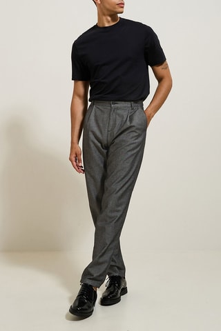 Pantalon tapered slim - Anthracite