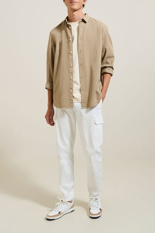 Pantalon cargo - Blanc