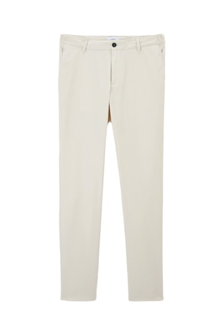 Pantalon chino slim - Ecru