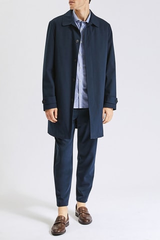 Pantalon droit 7/8 - Bleu foncé