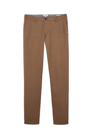 Chino slim en coton biologique - Beige