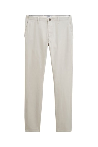 Chino slim en coton biologique - Ecru - Longueur 34