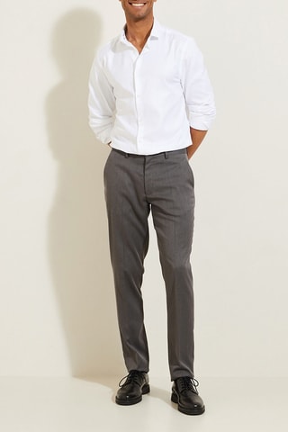 Pantalon de costume slim - Gris foncé
