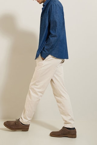 Pantalon relaxed - Ecru