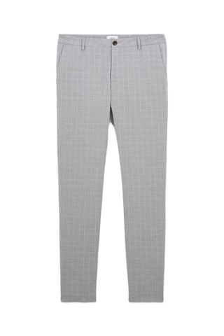 Pantalon slim - Gris clair