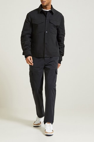 Pantalon cargo loose - Anthracite
