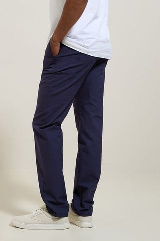 Pantalon straight - Bleu