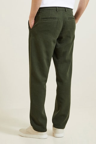 Pantalon large - Vert