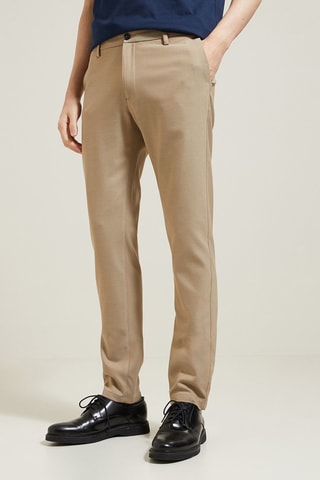 Pantalon chino slim - Beige
