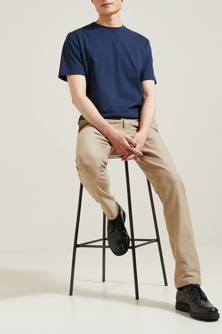 Pantalon chino slim - Beige