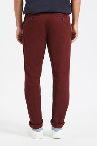 Pantalon chino slim - Bordeaux