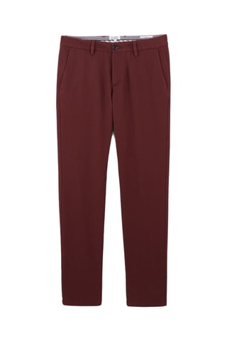 Pantalon chino slim - Bordeaux