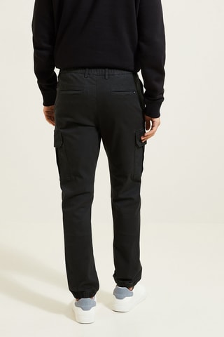 Pantalon cargo slim - Noir