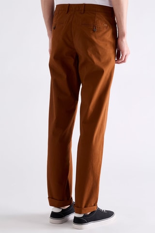 Pantalon chino regular - Marron