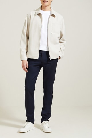 Pantalon chino slim - Bleu