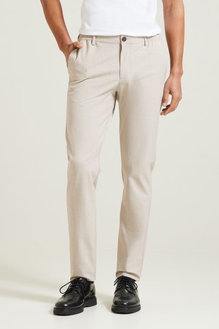 Pantalon slim - Beige