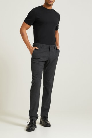 Pantalon chino slim - Anthracite