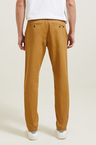 Pantalon chino slim - Miel - Longueur 34
