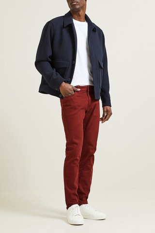 Pantalon slim - Bordeaux