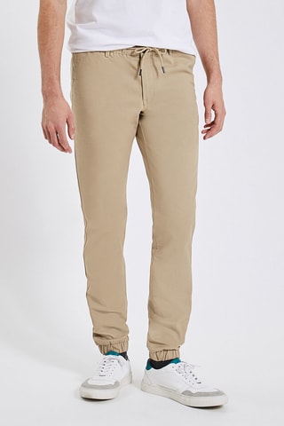 Pantalon chino slim - Beige