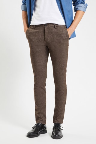 Pantalon chino slim - Gris