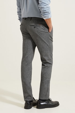 Pantalon chino slim - Gris