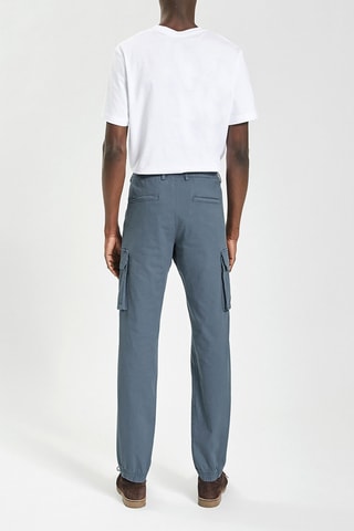 Chino cargo - Bleu