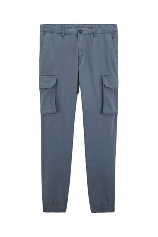Chino cargo - Bleu