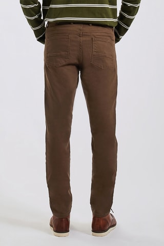 Pantalon slim - Marron