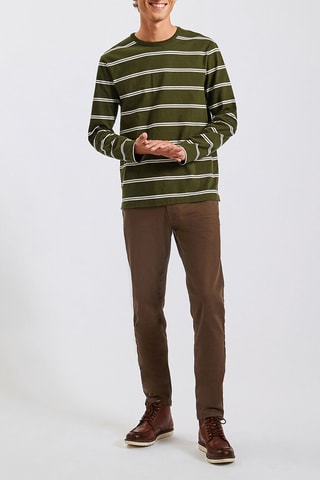 Pantalon slim - Marron
