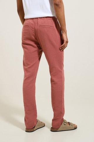 Pantalon large - Rose