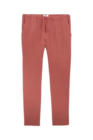 Pantalon large - Rose
