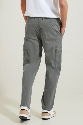 Pantalon cargo loose - Kaki